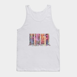 Colored barcode Tank Top